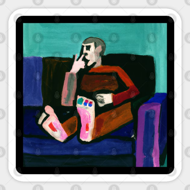 Kid Picking HIs Nose Kid Picking His Nose Sticker TeePublic